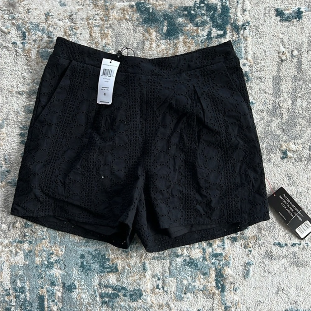 BCBGeneration Black High Waist Shorts